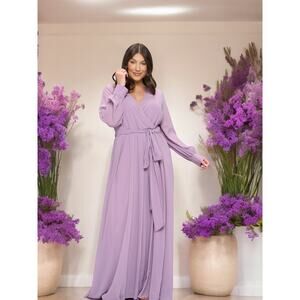 Style Plus Boutique Size 1X‎ Lavender Evening Long Dress